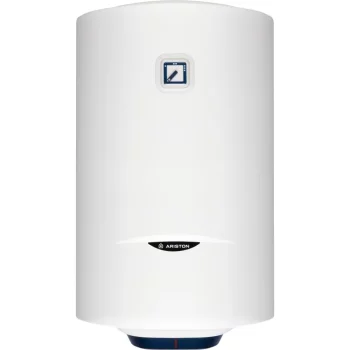 Водонагрівач електр. Ariston круглий BLU1 R PL DRY, 80л, 1,5кВт, сухий тен, мех. кер-ння, C, Італія, білий