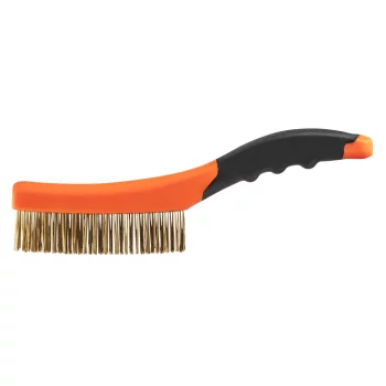 Щітка дротяна Neo Tools пряма, 4х16 рядів, прямий дріт 0.3мм, 260мм, двокомпонентне руків'я