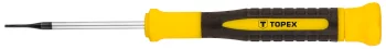 Викрутка TOPEX Torx, прецизійна, T5x50мм, сталь CrV