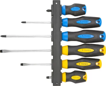 Викрутки TOPEX SL,PH, сталь CrV, набір 6шт