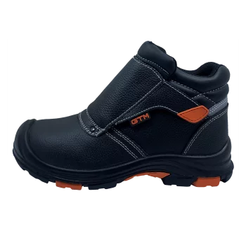 Черевики зварювальника р.44 з мет. носком і каучуковою підошвою SM-072