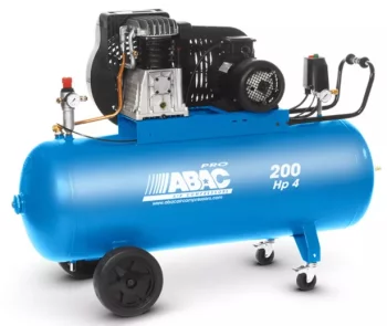 Компресор ABAC PRO A49B 200 CT4 200 л, 553 л/хв, 3 кВт, 1300 об/хв, 400/3/50, 11 бар, 94,7 dB,100 кг