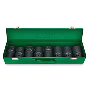 Набір головок ударних  для гайковертів 1" 27-41 мм 8 од. TOPTUL GDAD0809