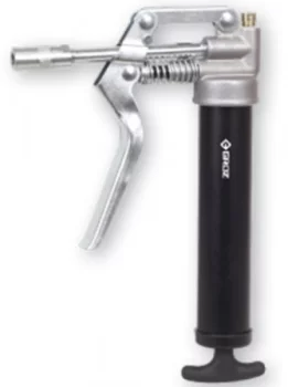 Міні-шприц G-16/M Groz Deluxe змащувальний пістолетного типу, зі сталевою трубкою 100 мм, 120 см3