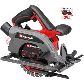 Пила дискова акумуляторна Einhell TP-CS 18/165 Li BL-Solo 18В 5000об/хв 165х20мм 2.95кг без АКБ та ЗП