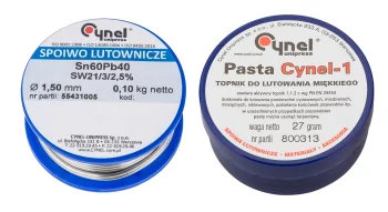 Набір для паяння TOPEX припій 1.5ммх100г Sn60Cu40 паста 27гр