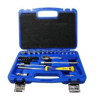 Набір торцевих головок S & R 1/4, 39 предметів