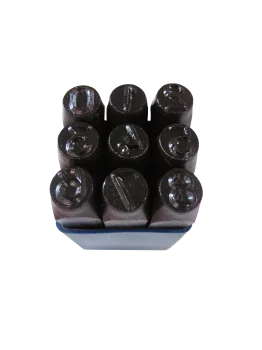 Набір клейм цифрових 4мм 9 одиниць