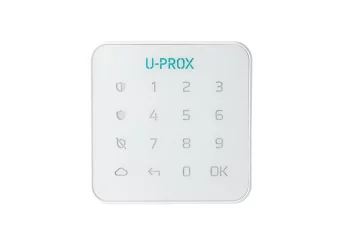 Бездротова сенсорна клавіатура U-Prox Keypad G1 White, 1 група, бездротовий, білий