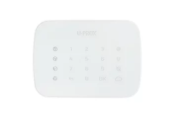 Бездротова сенсорна клавіатура U-Prox Keypad G4 White, 4 групи, бездротовий, білий