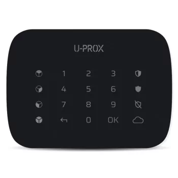 Бездротова сенсорна клавіатура U-Prox Keypad G4 Black, 4 групи, бездротовий, чорний