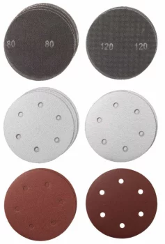 Набір шліф. паперу Einhell, 225мм круги, до Einhell TE-DW 225 X, KWB by Einhell, 15шт