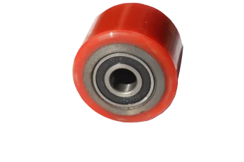 Колесо до рокли 80*60мм PU (поліуретан) червоне