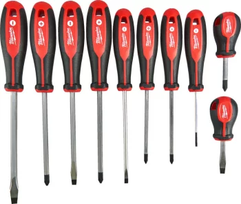 Викрутки Milwaukee магнітні, PH,PZ,SL набір 10шт