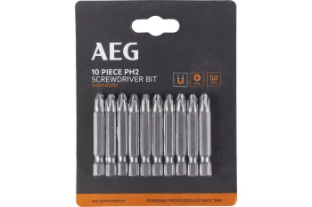 Біти ASDPH25010 AEG, РН2, 50мм, 10шт.