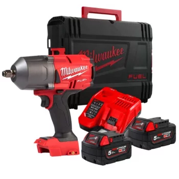 Гайковерт ударний акумуляторний Milwaukee M18 FMTIW2F12-502X 18В АКБ 2х5А·год 881Нм 0-2575об/хв 1/2" ЗП M12-18FC кейс 6.28кг