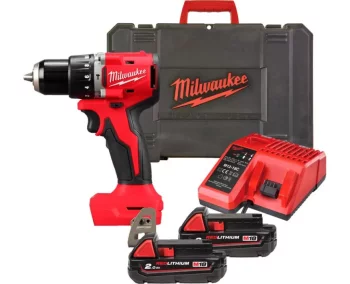 Шурупокрут-дриль акумуляторний Milwaukee BLPDRC-202C 18В 2х2А·год 60.5Нм 0·1700об/хв ЗП M12-18C кейс 1.5кг