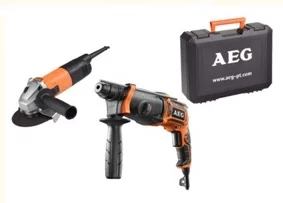 Набір інструментів JP240B2C AEG (перфоратор KH24IE, WS8-115S, кейс)