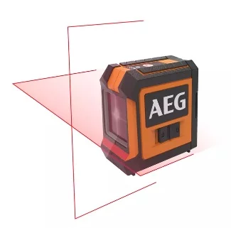 Нівелір лазерний  CLR215-B AEG, черв, t°-20+60°C, вирів.3-5хв, дальність 15м,точ.0,3мм/м, клас2