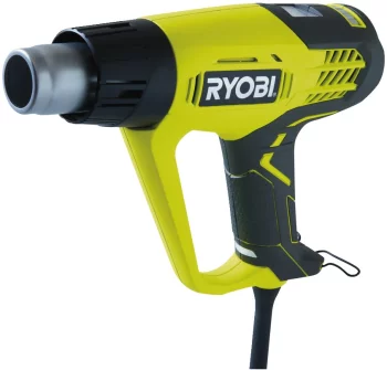 Фен будівельний Ryobi EHG2020LCD 2000Вт 50-650°С 250/500л/хв LCD дисплей 0.8кг