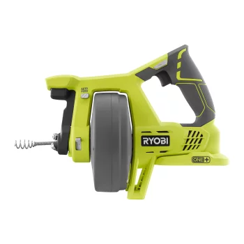Машина для прочищення труб акумуляторна Ryobi ONE+ R18DA-0 18В діаметр труби 19-50мм 7.6м 2.75кг без АКБ та ЗП