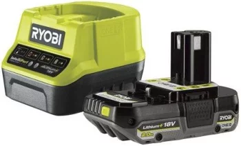 Набір акумулятора та зарядного пристрою Ryobi ONE+ RC18120-120C 18В 1х2А·год ЗП 2А