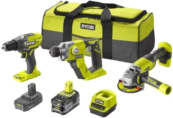 Ryobi Набір із трьох акумуляторних інструментів ONE+ RCK183C-242S