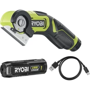 Різак акумуляторний Ryobi USB Lithium RCT4-120G 4В 2А·год рез 6.4мм 270об/хв 0.27кг