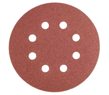 Шліфувальний папір дисковий GRAPHITE, 125мм, K240, на липучці, 5шт