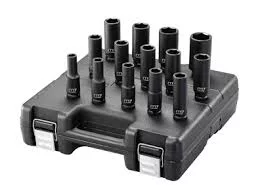 Набір головок ударних 1/2" 14од  10-27мм (подовж.) пластик.кейс