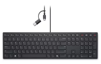 Клавіатура Dell Pro Wired Collaboration Keyboard - KB525C - Ukrainian