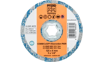 Круг 125*6 CC-PNER MW 125 SiC F система COMBICLICK для шліфування нерж.