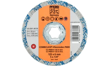 Круг 125*6 CC-PNER H 125 A F система COMBICLICK для шліфування нерж.
