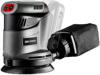 Шліфмашина ексцентрикова акумуляторна GRAPHITE Energy + 125мм 18В 9000об/хв 1.1кг без АКБ та ЗП