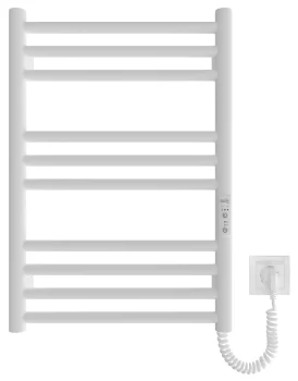 Рушникосушка Hygge Family електрична Greenwich, 570х430х80мм, таймер-регулятор, сталь, білий матовий