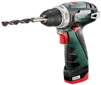 Шурупокрут-дриль акумуляторний Metabo BS Basic 12В 2x2А·год 17·34Нм 0-360·0-1400об/хв 0.95кг