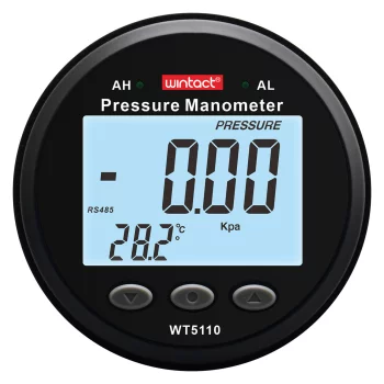 Цифровий диференціальний манометр, інтерфейс RS485, ±50 кПа WINTACT WT5110-50KPA