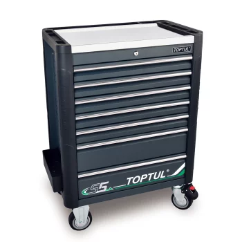 Візок з інструментом (BUMPER SERIES) 7 секцій 340ед. сірий TOPTUL GE-34029
