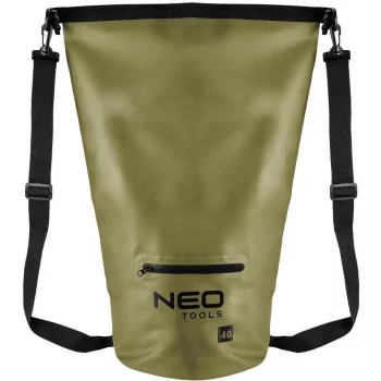 Рюкзак сумка Neo Tools, PVC 500D, 40л, водонепроникна, зелена