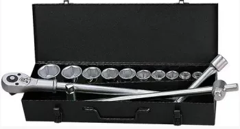 Набір головок 3/4 21од. 19-50мм 12-гр мет.кейс