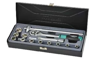 Набір головок 1/2" 14од. 10-24мм мет.кейс