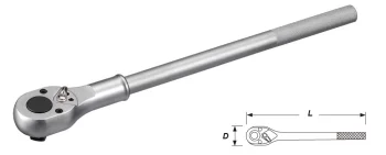 Трещітка 1" 670мм 24 зуба