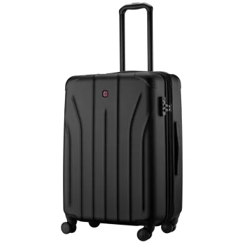 Валіза Wenger, Oryson, середня, пластик, 4 колеса, чорна