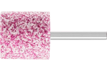 Шліфувальна головка абраз. d-32*32мм циліндр., хв.-6мм, Р-24, тверд. M для метал. ZY3232 6 ADW24M5V рожева