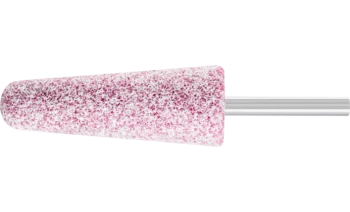 Шліфувальна головка абраз. d-25*70мм конічна, хв.-6мм, Р-30, тверд. M для метал. KE2570 6 ADW30M5V рожева