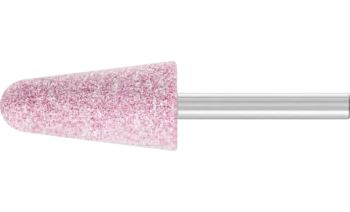 Шліфувальна головка абраз. d-20*40мм конічна, хв.-6мм, Р-60, тверд. M для метал. KE2040 6 ADW60M5V рожева