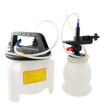 Пневматична установка для заміни гальмівної рідини та рідини зчеплення бак 2 л для нової рідини й 1 л для