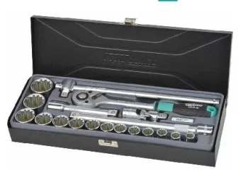 Набір інструментів 1/2" 19од. 10-32мм універсальні