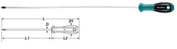 Викрутка PH1*400мм
