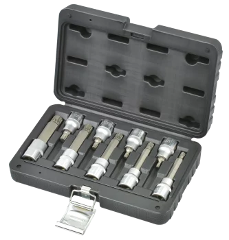 Набір головок зі вставками Spline 1/2" 9од. пластик. кейс